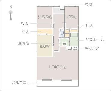 リノベーション グランシャトレ道後 203号室