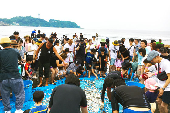 「夏　夏まつり」　地引網体験＆BBQ（神奈川県江ノ島） イメージ