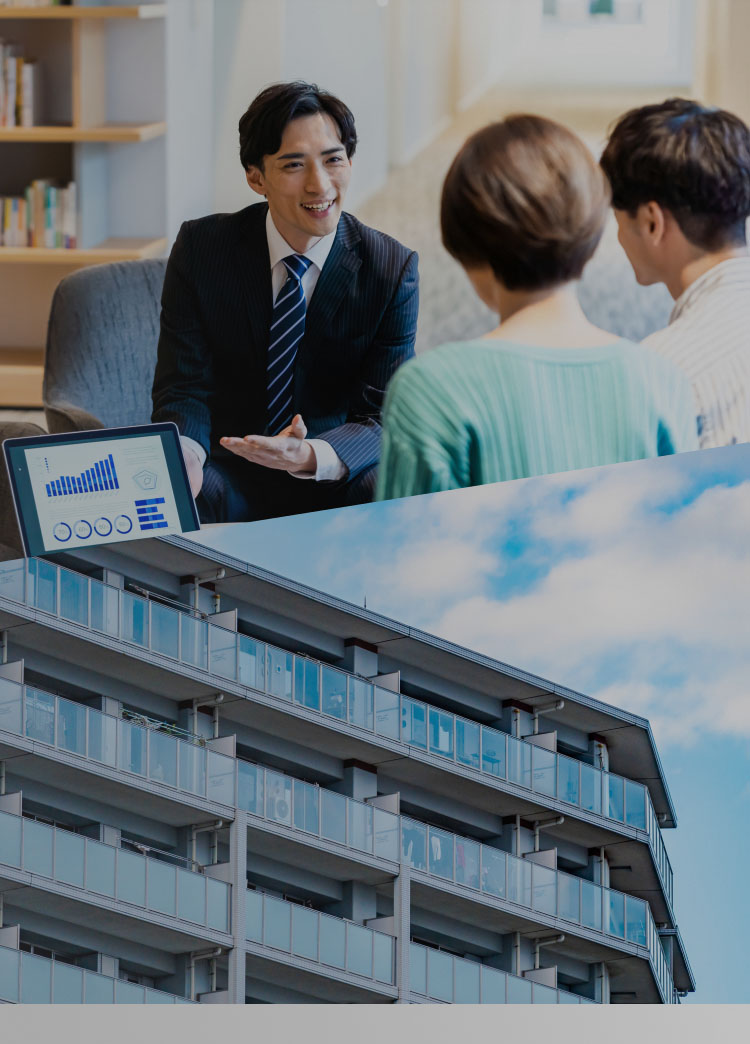 ハウスメイトグループの総合⼒で「不動産から派⽣する様々な問題」にワンストップでご提案します。